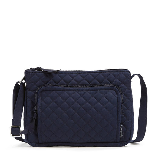 Vera Bradley : RFID Little Hipster in Recycled Cotton Classic Navy - Vera Bradley : RFID Little Hipster in Recycled Cotton Classic Navy