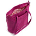 Vera Bradley : Small Vera Tote Bag in Recycled Cotton Dark Raspberry - Vera Bradley : Small Vera Tote Bag in Recycled Cotton Dark Raspberry