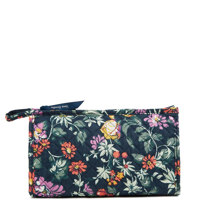 Vera Bradley : Trapeze Cosmetic Bag in Fresh-Cut Floral Green - Vera Bradley : Trapeze Cosmetic Bag in Fresh-Cut Floral Green
