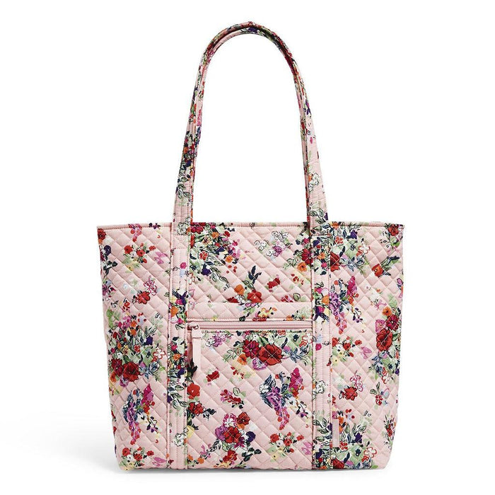 Vera Bradley : Vera Tote Bag in Hope Blooms Pink -