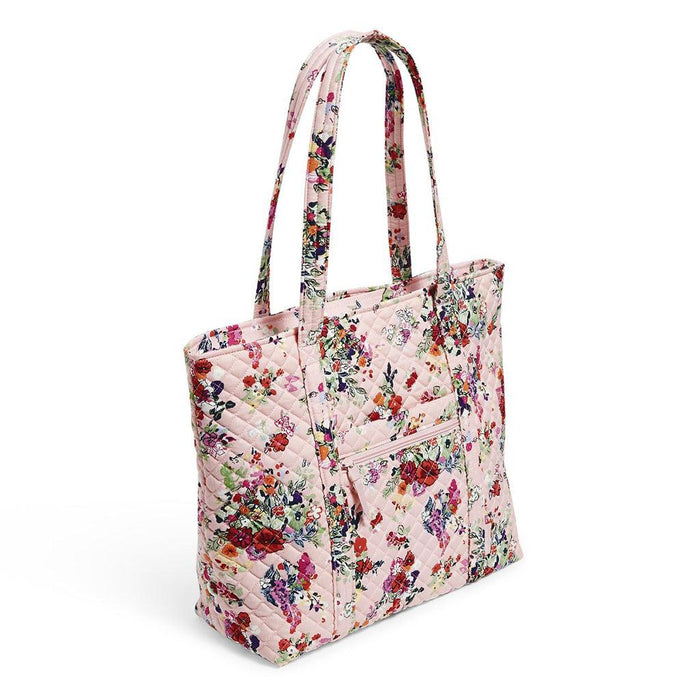 Vera Bradley large ￼ pink floral tote bag, carry on or diaper bag