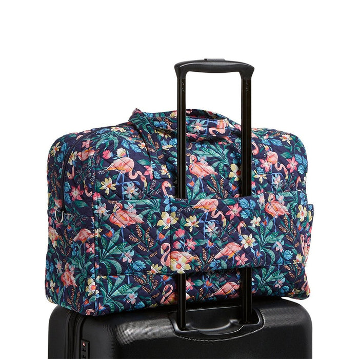 Vera Bradley : Weekender Travel Bag in Flamingo Garden - Vera Bradley : Weekender Travel Bag in Flamingo Garden