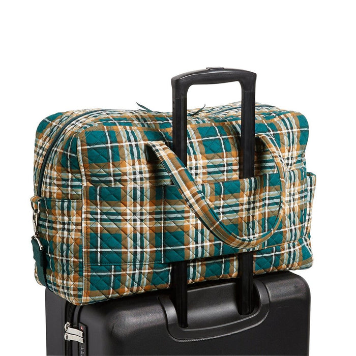 Vera Bradley : Weekender Travel Bag in Orchard Plaid - Vera Bradley : Weekender Travel Bag in Orchard Plaid