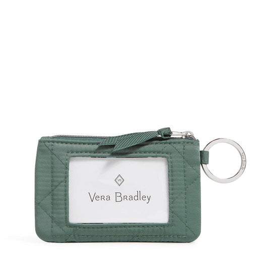 Vera Bradley : Zip ID Case in Olive Leaf - Vera Bradley : Zip ID Case in Olive Leaf