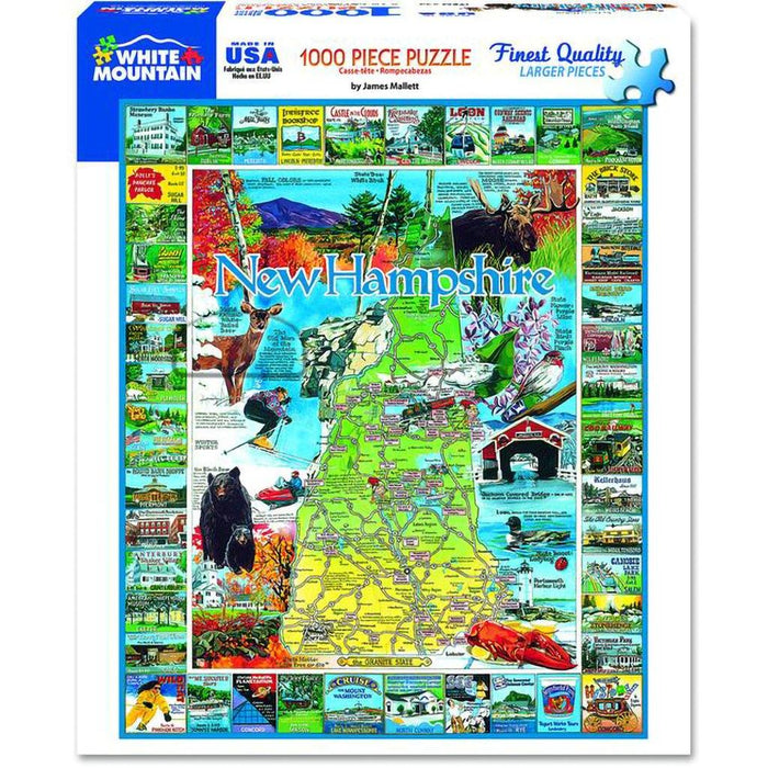 White Mountain : Best of New Hampshire - 1000 Piece Jigsaw Puzzle -
