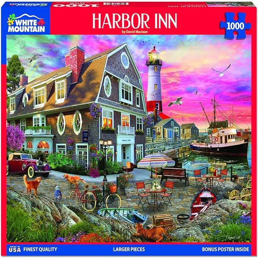 White Mountain : Harbor Inn 1000 Piece Puzzle - White Mountain : Harbor Inn 1000 Piece Puzzle