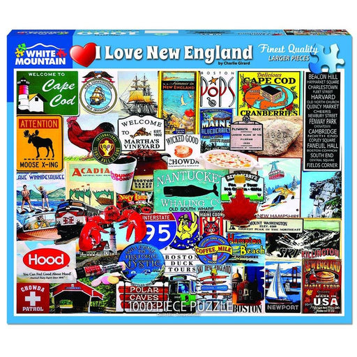 White Mountain : I Love New England- 1000 Piece Jigsaw Puzzle -