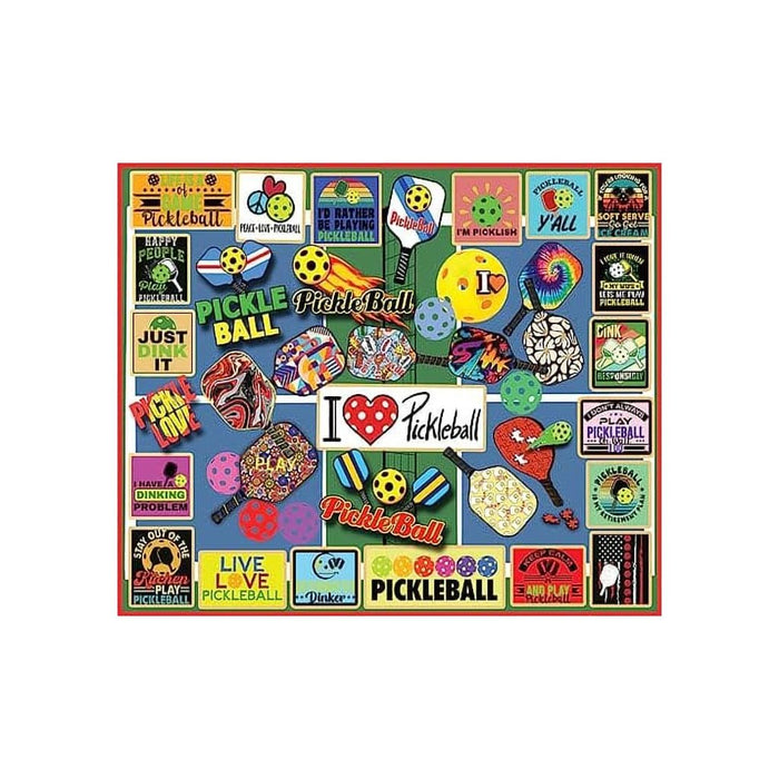 White Mountain : Pickleball 1000 Piece Puzzle - White Mountain : Pickleball 1000 Piece Puzzle