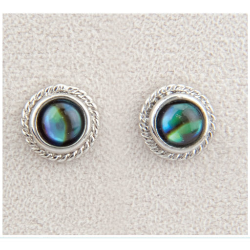 Wild Pearle : Beaded Round Stud Earrings - Wild Pearle : Beaded Round Stud Earrings