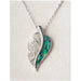 Wild Pearle : Filigree Feather Necklace - Wild Pearle : Filigree Feather Necklace