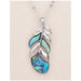 Wild Pearle : Floating Feather Necklace - Wild Pearle : Floating Feather Necklace