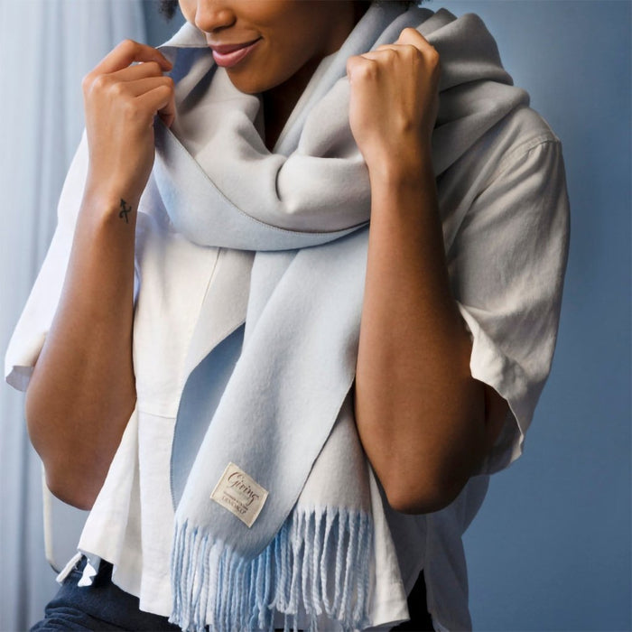 Willow Tree : Giving Wrap in Soft Blue - Willow Tree : Giving Wrap in Soft Blue