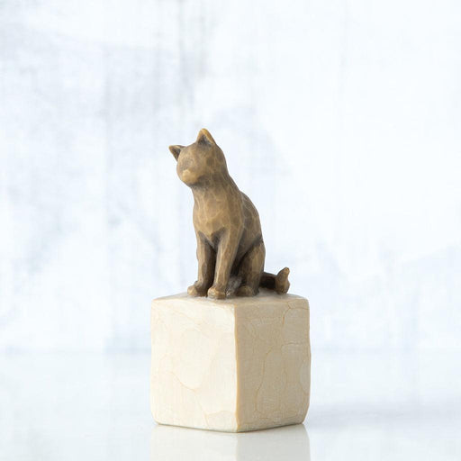 Willow Tree : Love My Cat (Dark) Figurine -