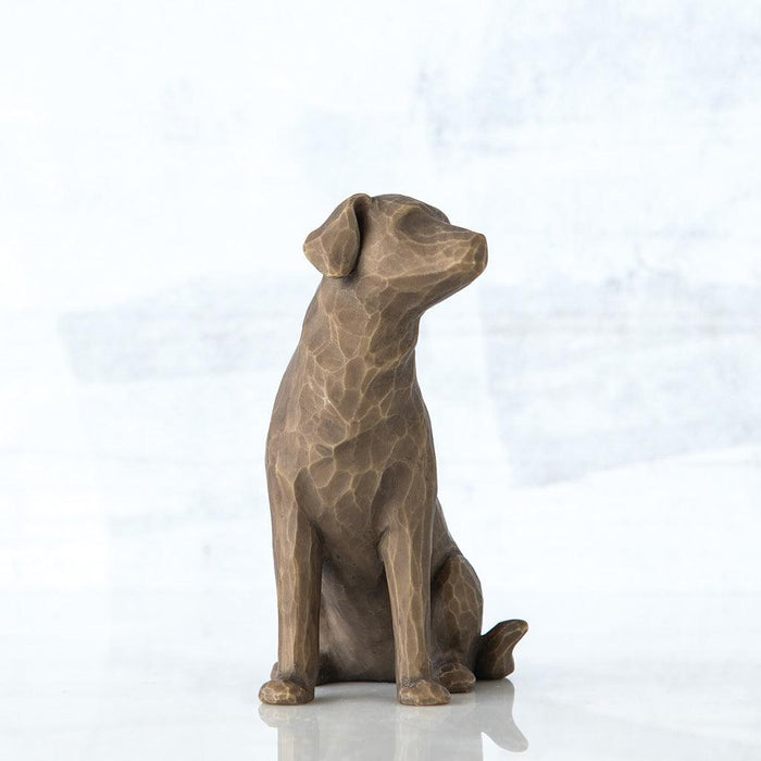 Willow Tree : Love My Dog (Dark) Figurine -