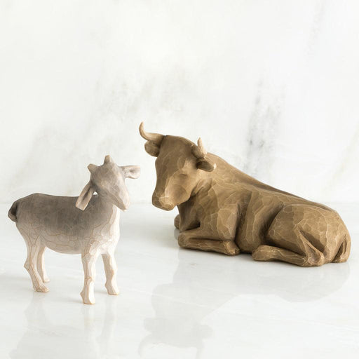 Willow Tree : Ox and Goat Figurine -