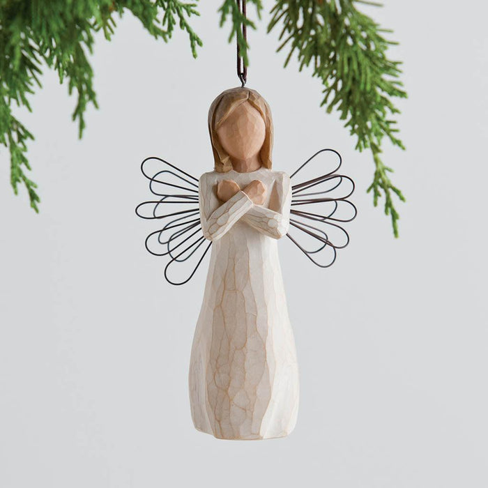 Willow Tree : Sign for Love Ornament -