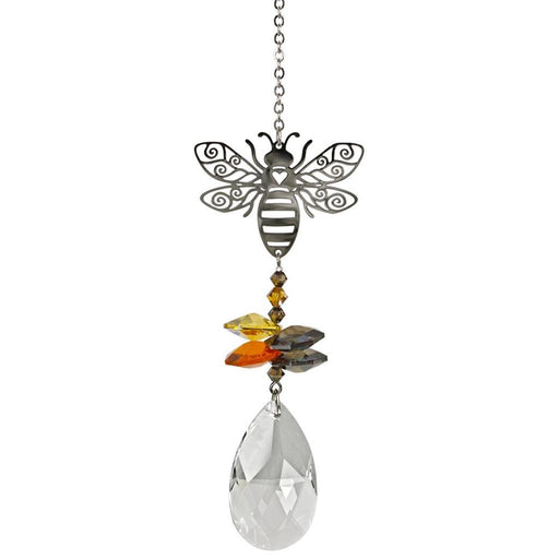 Woodstock Chimes : Crystal Fantasy Bee Sun Catcher - Bee Charm -