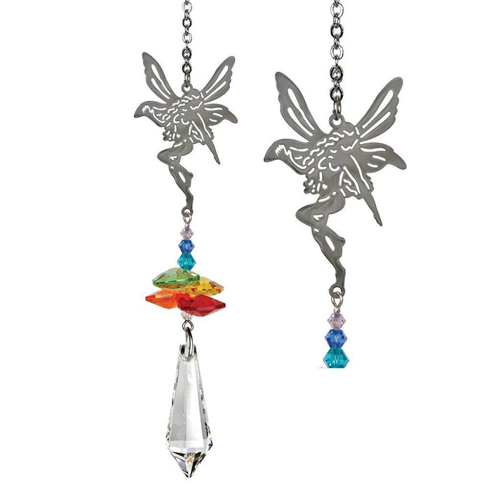 Woodstock Chimes : Crystal Fantasy Suncatcher - Rainbow Fairy -