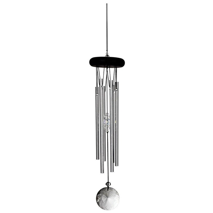 Woodstock Chimes : Crystal Meditation Wind Chime - Silver -