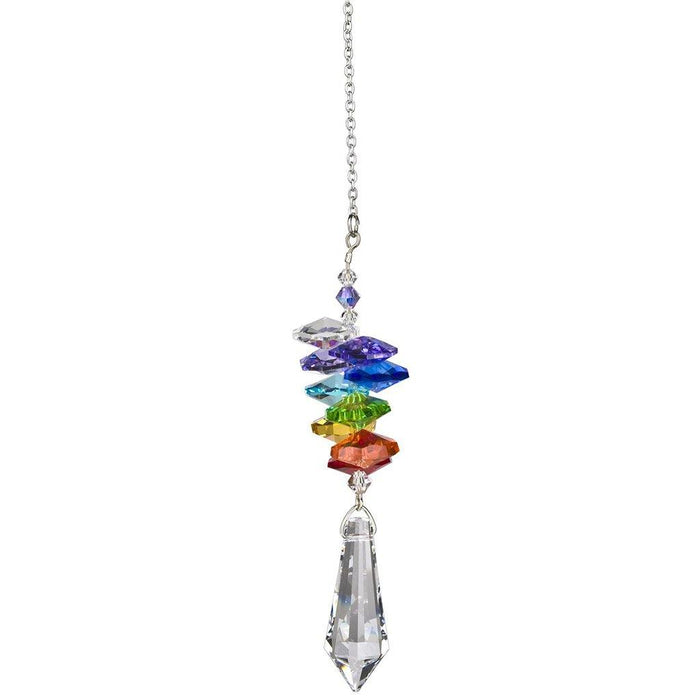 Woodstock Chimes : Crystal Rainbow Cascade Suncatcher - Icicle -