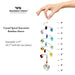 Woodstock Chimes : Crystal Spiral Suncatcher with Rainbow Hearts -