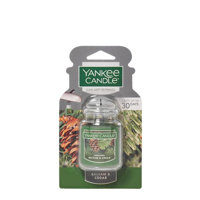 Yankee Candle : Car Jar Air Freshener in Balsam & Cedar - Yankee Candle : Car Jar Air Freshener in Balsam & Cedar - Annies Hallmark and Gretchens Hallmark, Sister Stores