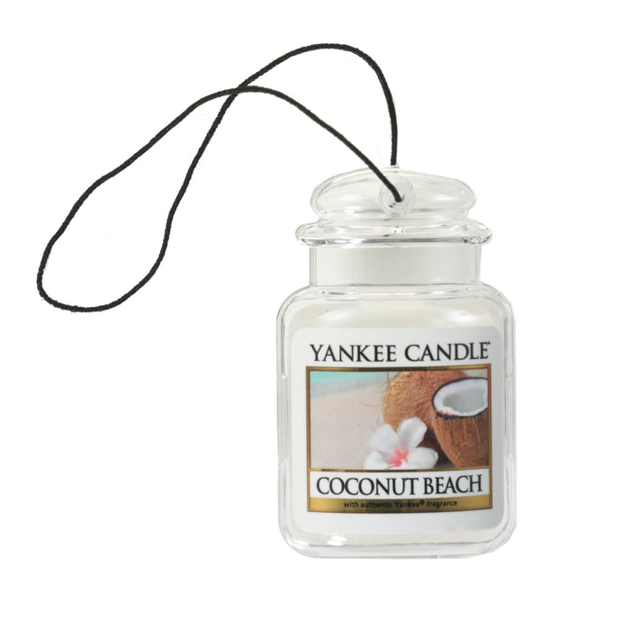 Yankee Candle : Car Jar Air Freshener in Coconut Beach -