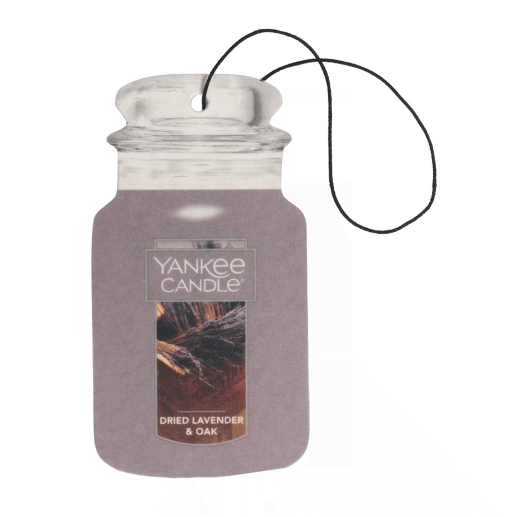 Yankee Candle Car Jar Air Freshener Fragrance-Infused Paperboard, Pink Sands