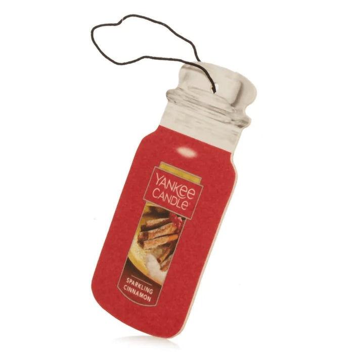 Yankee Candle : Car Jar® (Single, Paperboard) in Sparkling Cinnamon - Yankee Candle : Car Jar® (Single, Paperboard) in Sparkling Cinnamon - Annies Hallmark and Gretchens Hallmark, Sister Stores