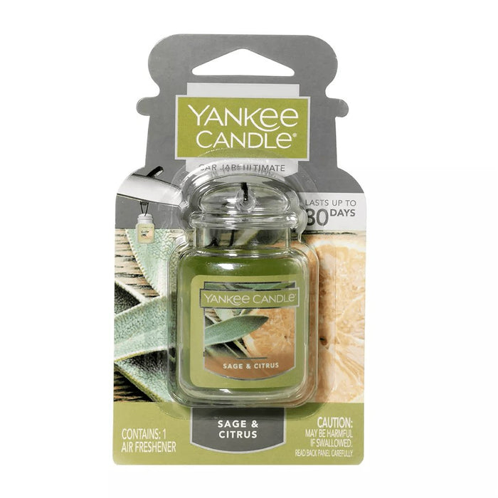 Yankee Candle : Car Jar® Ultimates in Sage & Citrus - Yankee Candle : Car Jar® Ultimates in Sage & Citrus - Annies Hallmark and Gretchens Hallmark, Sister Stores