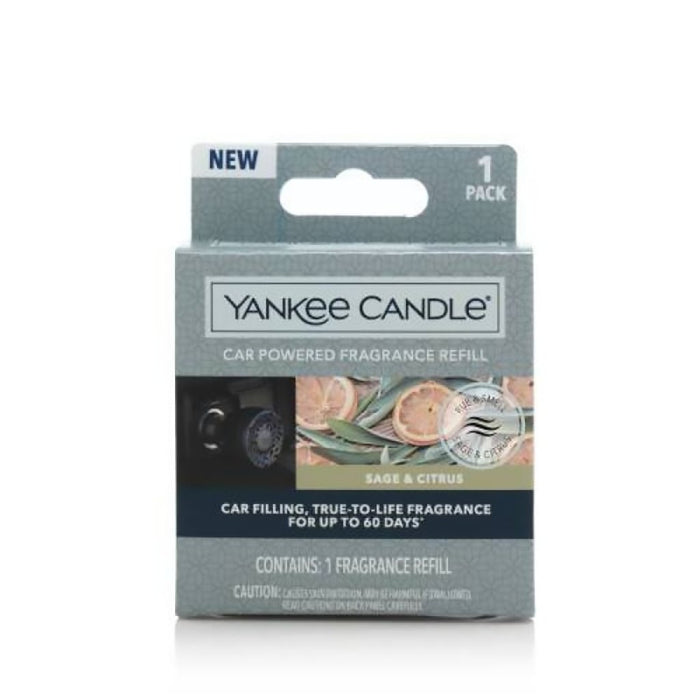 Yankee Candle : Car Powered Fragrance Diffuser Refill in Sage & Citrus -
