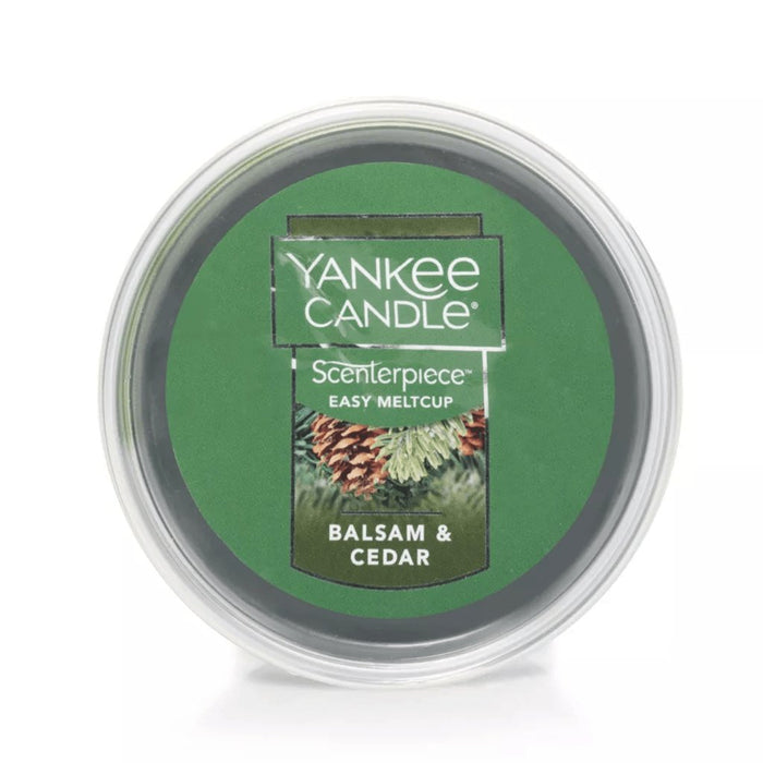 Yankee Candle : Easy MeltCup in Balsam & Cedar - Yankee Candle : Easy MeltCup in Balsam & Cedar - Annies Hallmark and Gretchens Hallmark, Sister Stores