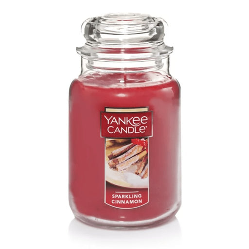 Yankee Candle : Large Jar Candle in Sparkling Cinnamon - Yankee Candle : Large Jar Candle in Sparkling Cinnamon - Annies Hallmark and Gretchens Hallmark, Sister Stores