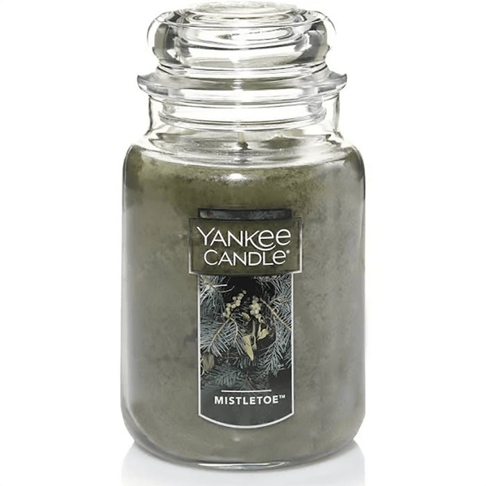 Yankee Candle : Original Large Jar Candle in Mistletoe - Yankee Candle : Original Large Jar Candle in Mistletoe - Annies Hallmark and Gretchens Hallmark, Sister Stores