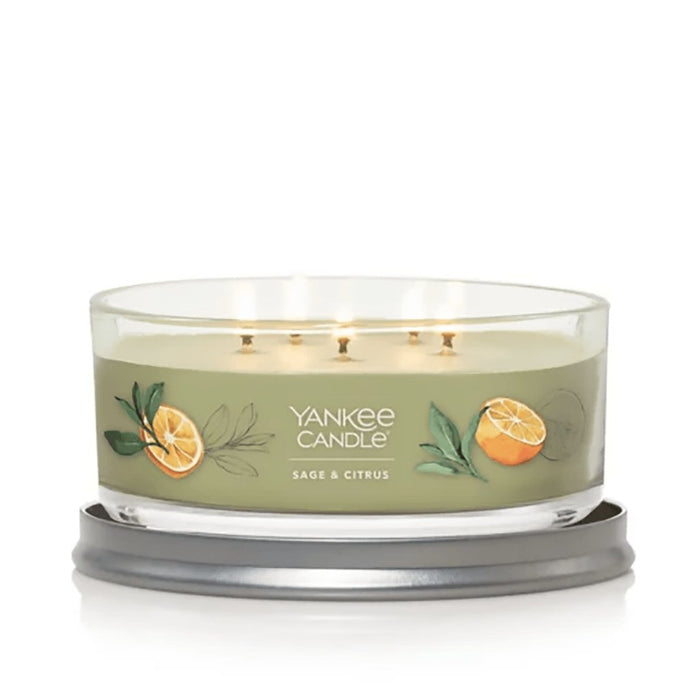 Yankee Candle : Signature 5-Wick Tumbler Candle in Sage & Citrus -