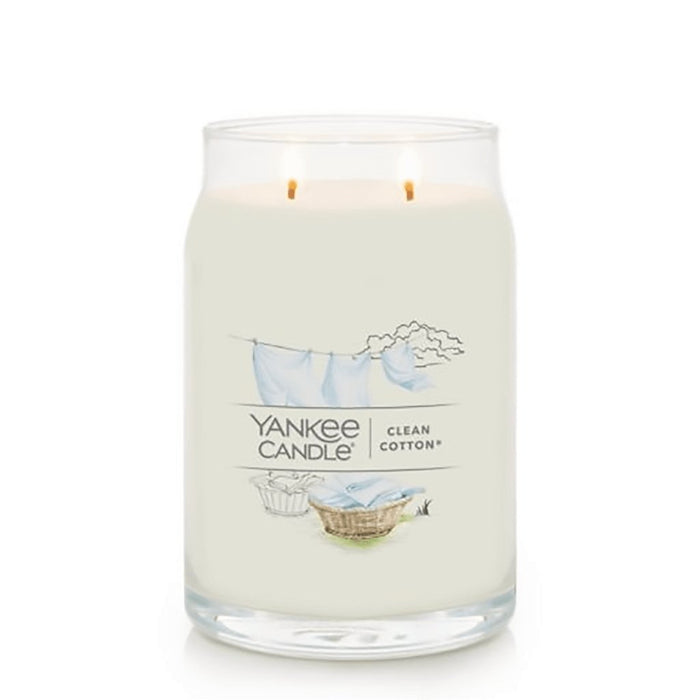 Yankee Candle 1630644 Clean Cotton Signature Large Jar Candle