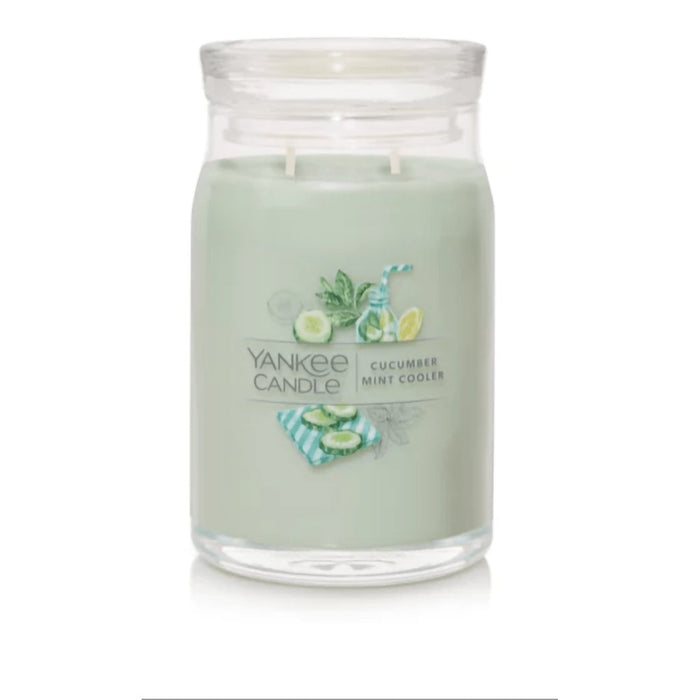 Yankee Candle : Signature Large Jar Candle In Cucumber Mint Cooler -