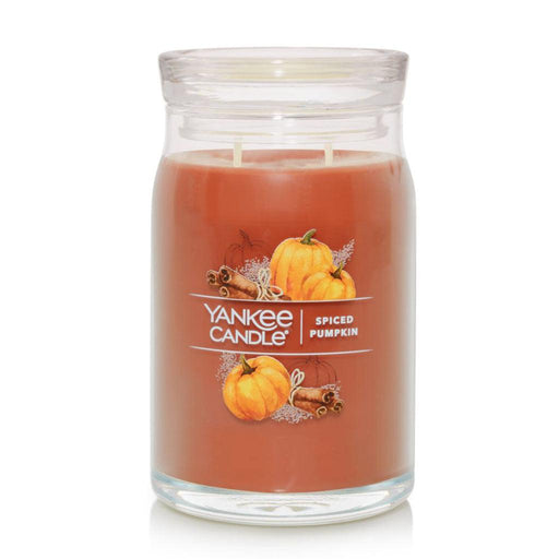 Yankee Candle : Signature Large Jar Candle in Spiced Pumpkin -
