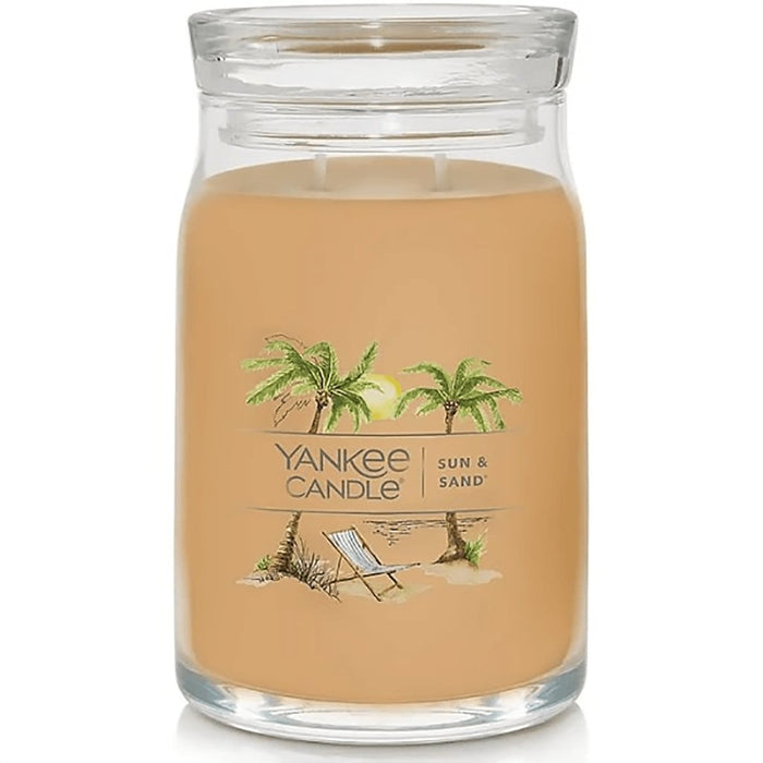 Yankee Candle : Signature Large Jar Candle in Sun & Sand® - Annies Hallmark  and Gretchens Hallmark $32.49