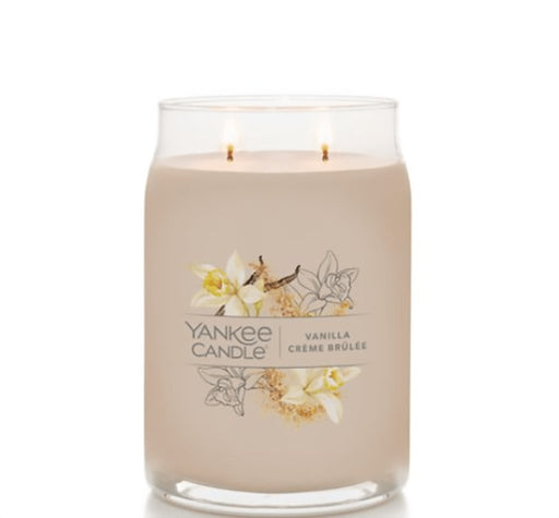 Yankee Candle : Signature Large Jar Candle in Vanilla Crème Brûlée -