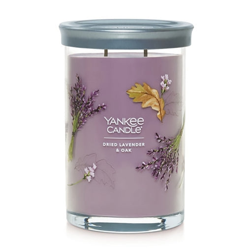 Yankee Candle : Signature Large Tumbler Candle in Dried Lavender & Oak -