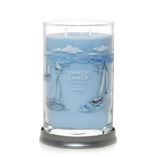 Yankee Candle : Signature Large Tumbler Candle in Life's A Breeze -