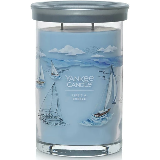 Yankee Candle : Signature Large Tumbler Candle in Life's A Breeze -