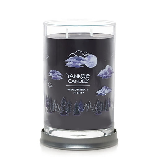 Yankee Candle : Signature Large Tumbler Candle in MidSummer's Night -