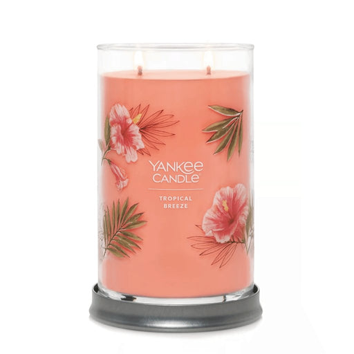 Yankee Candle : Signature Large Tumbler Candle in Tropical Breeze -