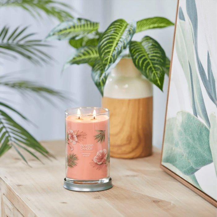 Yankee Candle : Signature Large Tumbler Candle in Tropical Breeze - Annies  Hallmark and Gretchens Hallmark $32.49