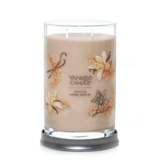 Yankee Candle : Signature Large Tumbler Candle in Vanilla Crème Brûlée -