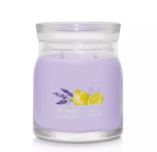Yankee Candle : Signature Medium Jar Candle in Lemon Lavender -