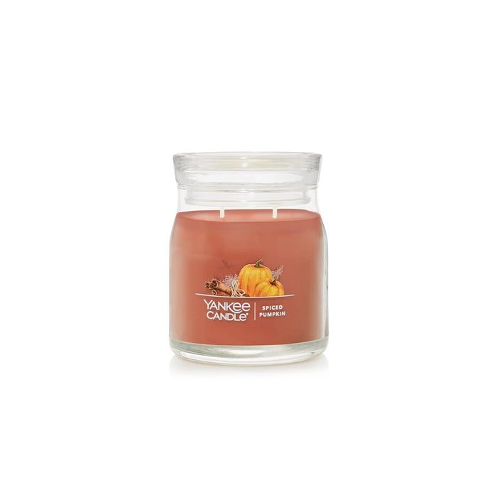 Yankee Candle : Signature Medium Jar Candle in Spiced Pumpkin - Yankee Candle : Signature Medium Jar Candle in Spiced Pumpkin
