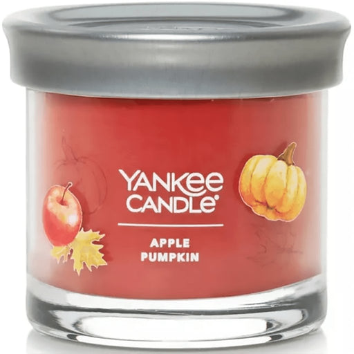 Yankee Candle : Signature Small Tumbler Candle in Apple Pumpkin - Yankee Candle : Signature Small Tumbler Candle in Apple Pumpkin - Annies Hallmark and Gretchens Hallmark, Sister Stores